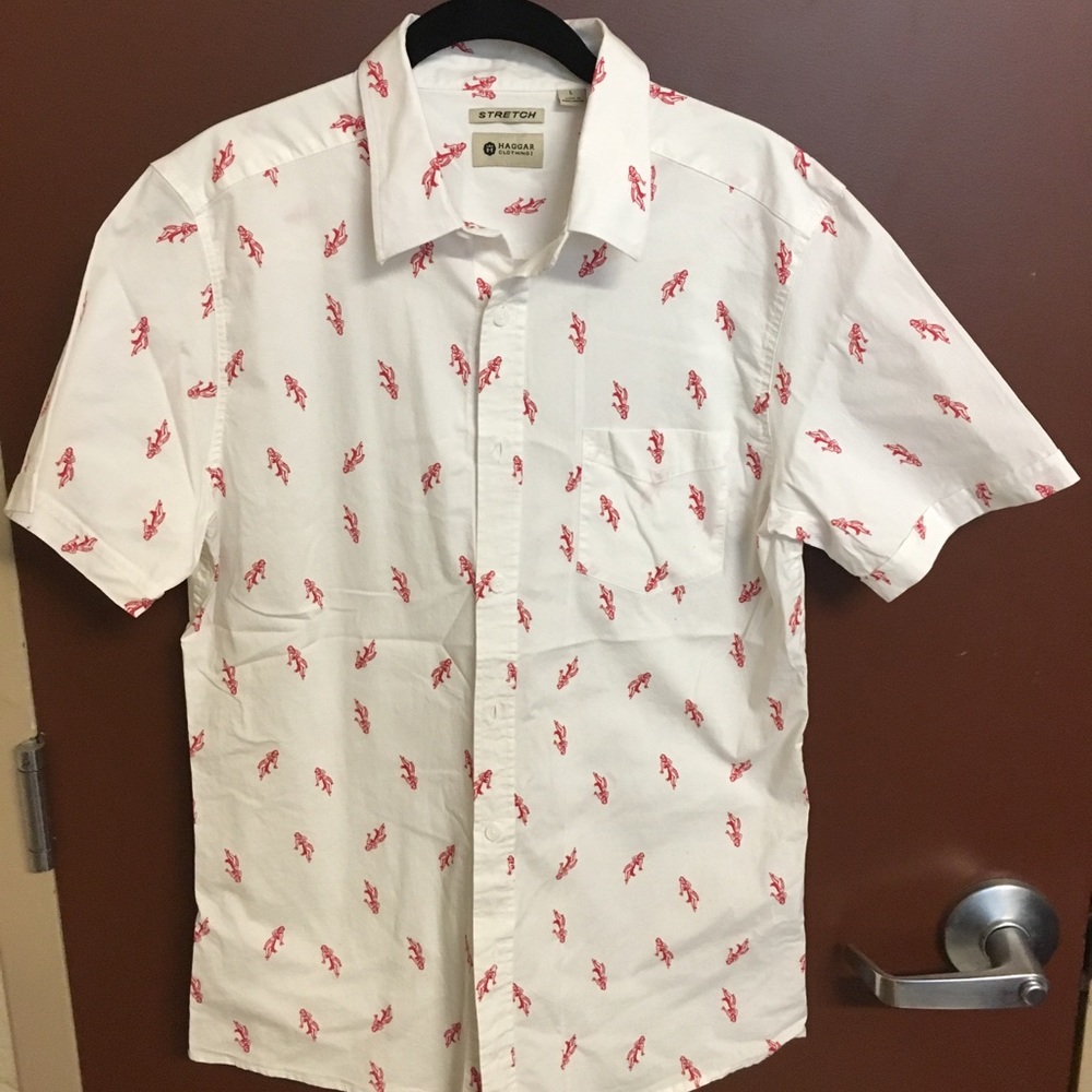 NWOT Hagar Clothing Short Sleeve Button Down
